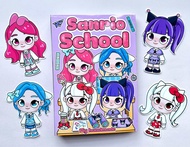 Đồ chơi đồ hàng trường học Sanrio - Búp bê giấy Avatar world