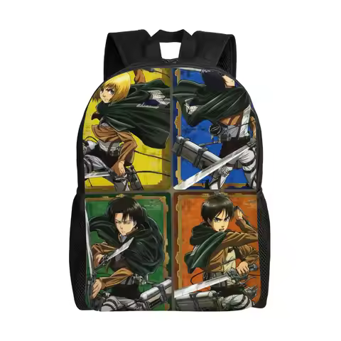1Piece Team New School Year Rucksack Attack on Titan For Women Backpack