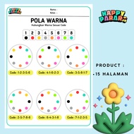 Coding Contact Color Pattern for smart kids kids educational activity set