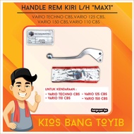 Brake Handle Kiri (L/H) Silver Vario 110 CBS 125 CBS Techno CBS 150 CBS Handle Kiri (MAX1)