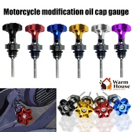 CNC Aluminum Motorcycle Oil Dipstick Cap Engine Upgrade
