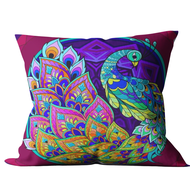SARUNG BANTAL PRINTING MOTIF BURUNG - Colorful Parrot Vibes Sentuhan Ceria Di sofa Anda-