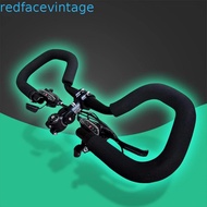 REDFACEVINTAGE Bike Handlebar BMX Cycling Riser with Cover 25.4mm 580mm Aluminum Alloy Rest Handleba