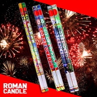 (HARGA GROSIR) KEMBANG API ROMAN CANDLE 5/8/12 SHOT 0.8 INCH PETASAN TOP PEGASUS (PER BATANG)