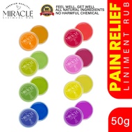 MIRACLE Original Liniment Rub Pain Relief 50g , Liniment pain relief , liniment for muscle pain , li