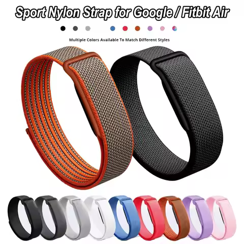Woven Sport Nylon Braided Watch Strap for Google Fitbit Air Loop Bracelet Breathable Wristband Band
