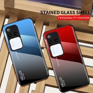 Two-Tone Glass Case For Vivo V30 Pro Shockproof V30 V30Pro