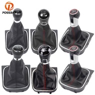 【New Arrival】 Car 5 6 Speed Gear Stick Shift Knob Boot for VW Golf Rabbit Jetta MK5 MK6 2004-2014 排挡头