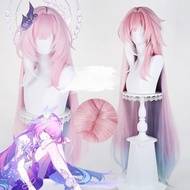 Cyrene Cosplay Wig Honkai Star Rail  Fluffy Yaki Heat Resistant Synthetic Hair for Party Convention