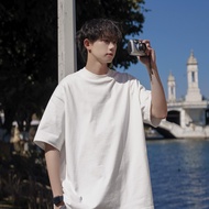 Tshirt Lelaki Baju Tshirt Lelaki Tshirt Men Short Sleeve Shirt Men Cotton Oversized Tshirt Men Solid