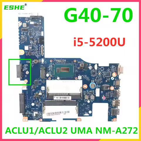 For Lenovo G40-70 Z40-70 G40-80 Notebook Motherboard With 2957U 3558U I3 I5 I7 CPU DDR3 NM-A272 NM-A