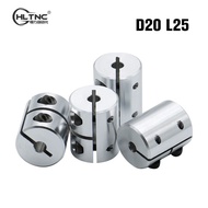 5x8mm Rigid Shaft Coupling D20L25 for 3D Printer T8 Lead Screw, Stepper Motor Shaft Coupler Clamp fo