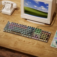 กล่องข้อพิมพ์แบบมีสาย HP Mechanical Gaming Keyboard Office Dedicated Retro round Key for Laptop Desk