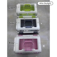 Pet Carrier Cat Carrier Portable Travel Box Cat Dog Carrier Box Pet Cage Sangkar Kucing