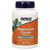 NOW Magnesium Citrate Pills Magnesium Supplement – Supports nerves, muscles & sleep