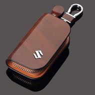 Suzuki Leather Car Key Bag Keychain Accessories for Alto APV Grand Vitara Jimny Swift SX4 Vitara