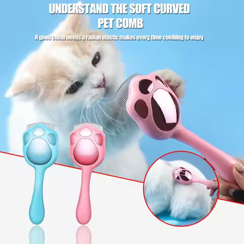 Chum Chum Pet Roller Comb Dog Brush Cat Needle Comb Cat Comb Hair Pet Comb Hair Hair Pet Dog Flea An