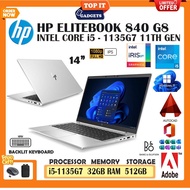 HP ELITEBOOK 840 G8 ULTRABOOK / INTEL® CORE™ I5 -1135G7 11TH GENERATION / 32GB DDR4 RAM / 1TB SSD ST