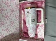 stanley 星巴克  粉色蝴蝶結保溫杯