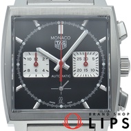 TAG Heuer 豪雅摩納哥系列 Heuer 02 計時碼錶 CBL2113.BA0644，不鏽鋼材質，男士腕錶，黑色，拋光處理，成色極佳，含原廠錶盒和保固卡。 [二手]