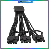 POP 3 Way 8 Pin GPU Power Cable with 16 Pin Input for PC Builders