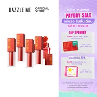 [SET Mousse Lip 4 เฉดสี] DAZZLE ME Mousse Lip Cream Set ลิปมูสเนื้อครีม เม็ดสีสดแน่นชัด ละมุน ทาได้ท