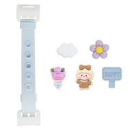 WiLLBee CLIPON Soft Mini with 5pcs Charms (Blue & Ribbon Girl) eBook Reader Cell Phone Silicone Stra