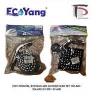 [100% ORIGINAL] EOCYANG ABS SHOWER HEAD SET (ROUND / SQUARE) EY-505 / EY-605)