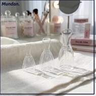 MUNDAN 60/240/300 Pcs Coffin Nail Forms, Acrylic Oval Dual Nail Forms,  No Paper Forms 15 Size Oval 