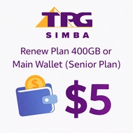 SIMBA (TPG) $5 Main Wallet Top Up | Mobile Recharge