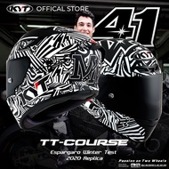 KYT HELMET TT COURSE ESPARGARO WINTER TEST 2020 REPLICA