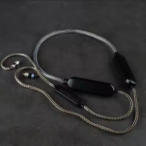 QCC5181 Bluetooth Earphone Upgrade Cable, LDAC, 0.78mm MMCX, Large Battery 300 Hours, Long-Lasting B