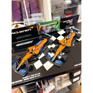 Mini Cut Model 1: 43 McKellen F1 2021 Italy Winner Rikado Norris Double Car Set