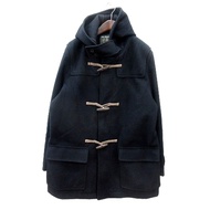 Coat Duffle black Long Direct from Japan Secondhand