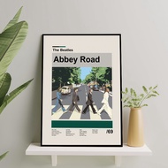 The Beatles Poster - Abbey Road Cover Album Frameblock