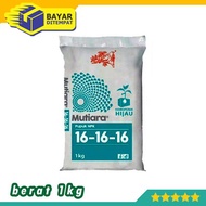 NPK Mutiara Fertilizer biru 1 Kg 16 16 16 Multipurpose Fertilizer for Hydroponic Gardening and Plant