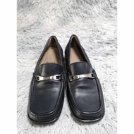 Bally Black Leather Loafers Shoes