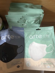 Arte口罩 黑色白色