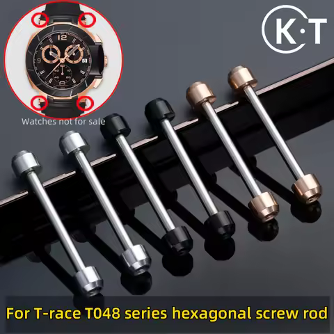 Hexagonal Strap Screw Rod For Tissot Men's T-race T048 Watch Spindle T048417 T048427 Strap Connectin