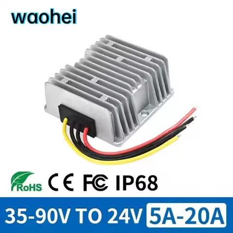 36V 48V 54V 60V 72V to 24V 3A-25A Buck DC DC Converter stabilizer Step Down 35V-90V Transformer Volt