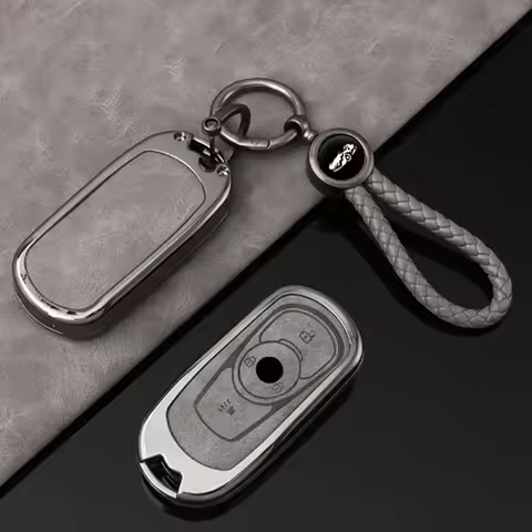 Zinc Alloy Car Key Case for Buick Encore Envision Excelle Lacrosse Regal Verano GX GL6 GS 20T 28T fo