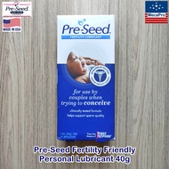 Pre Seed® Fertility Friendly Lubricant 40G เจลหล่อลื่นสำหรับผู้ต้องการมีบุตร+ 9 หลอดดูดเจล