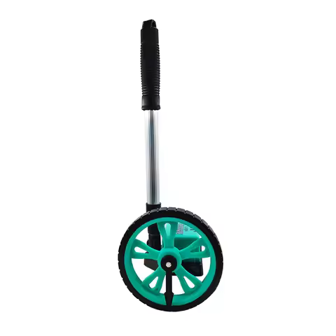 Hand pushed small roller acre meter measuring mechanical distance measuring wheel digital display wh