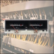 Zein Dual Analog VU Meter 2-Way 5W-50W Amplifier Speaker  Switcher Box DB Panel
