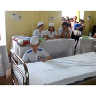 Ga trải giường grap giường bệnh nhân chất liệu vải dùng trong y tế spa Ga Giường Đơn