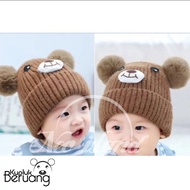Cute bear beanie children's beanie, baby beanie, bear beanie, cute children's beanie