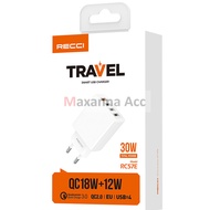 [MAXANNA] 18W + 12W 4 USB 30W RECCI RC57E CHARGER HEAD ADAPTOR