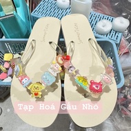 |TẶNG 14 STICKER| Dép Kẹp Xỏ Ngón Chủ Đề Biển Quai Trong Thời Trang Mùa Hè - Mix Full Charm BIỂN