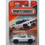 HW Hotwheels Matchbox 2024 Toyota Tacoma white Matchbox 2024 Tacoma white Mbx Toyota Tacoma white Ma