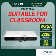 Epson EB-1785W WXGA 3200 Lumens Slim Portable Wifi NFC 3LCD Projector Simiilar E10 W06 W51